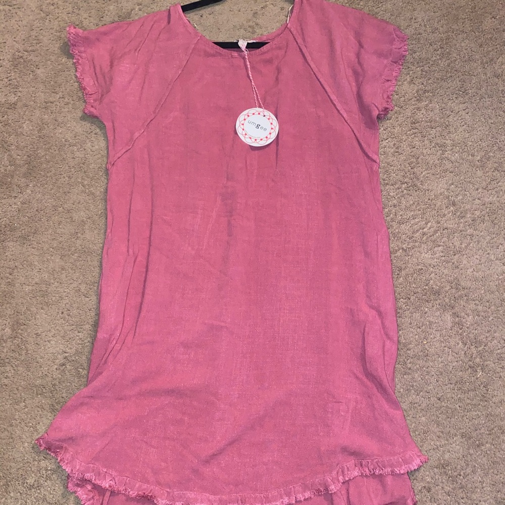 Umgee High Low Medium Pink Dress